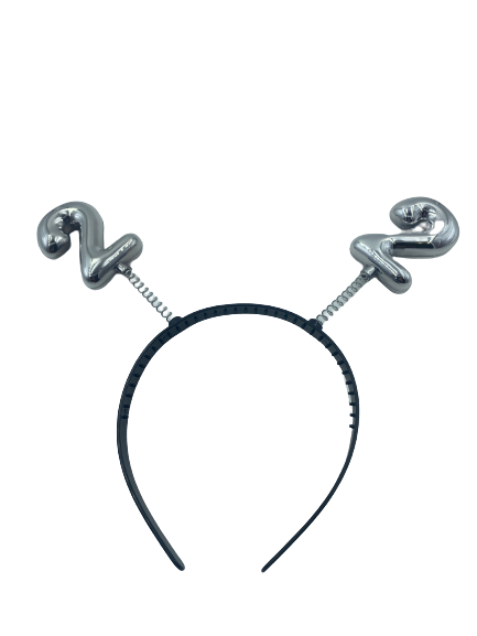 Nr.2 Aliceband With Number Gold