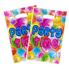 Party Loot Bags Party Time 10pcs