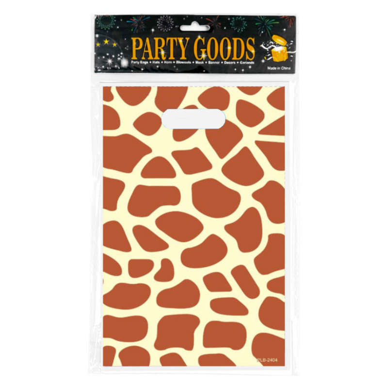 Party Loot Bags Giraffe 10pcs