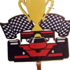 Nr90 Acrylic Racing Cake Topper