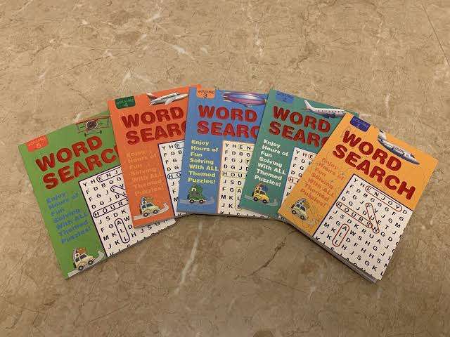 A5 Print Word Search Book