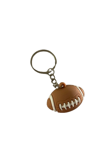 Rugby Ball Keyring