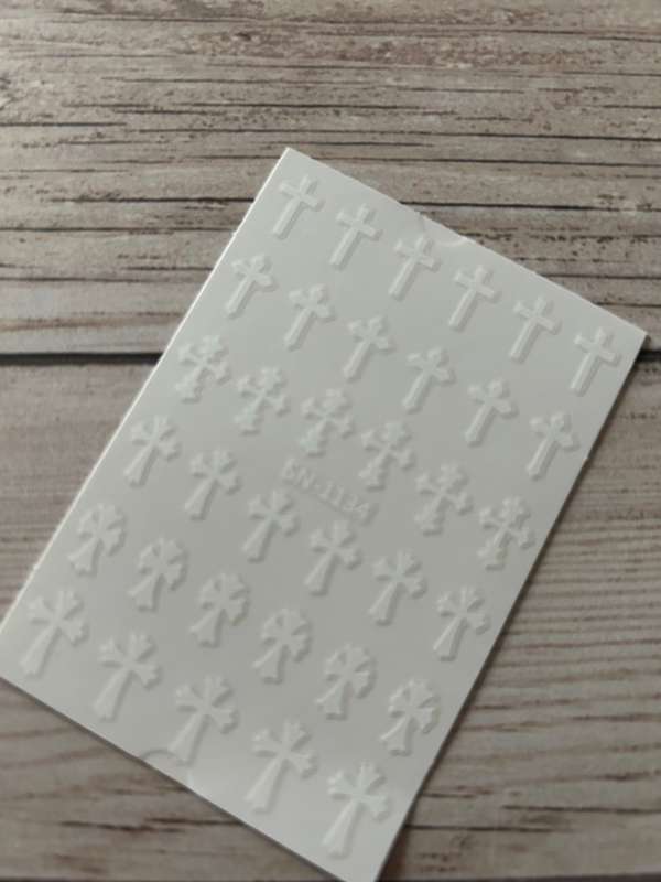 Nail Art Sticker Cross
