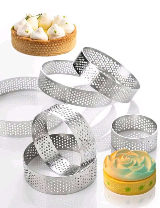 8cm Medium Stainless Steel Round Tart Ring
