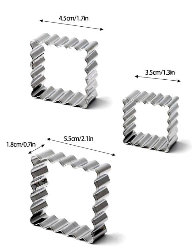 Stainless Steel Cutter Square Set
