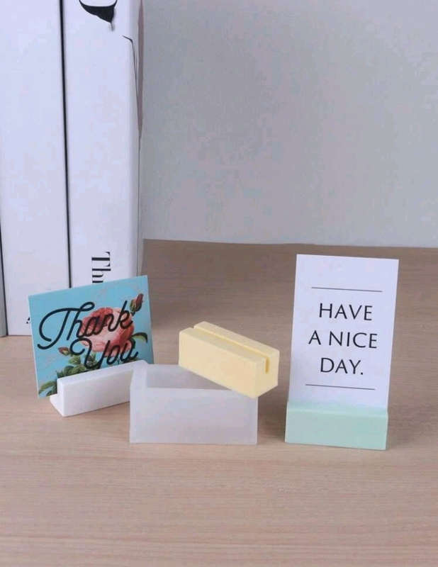 Silicone Mould Resin Card Holder