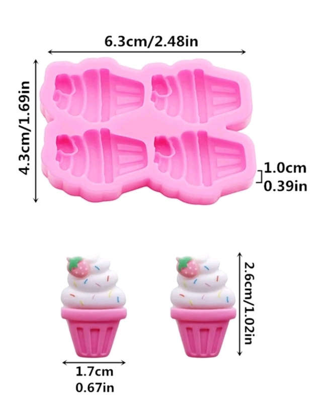 Silicone Mould Mini Ice Cream