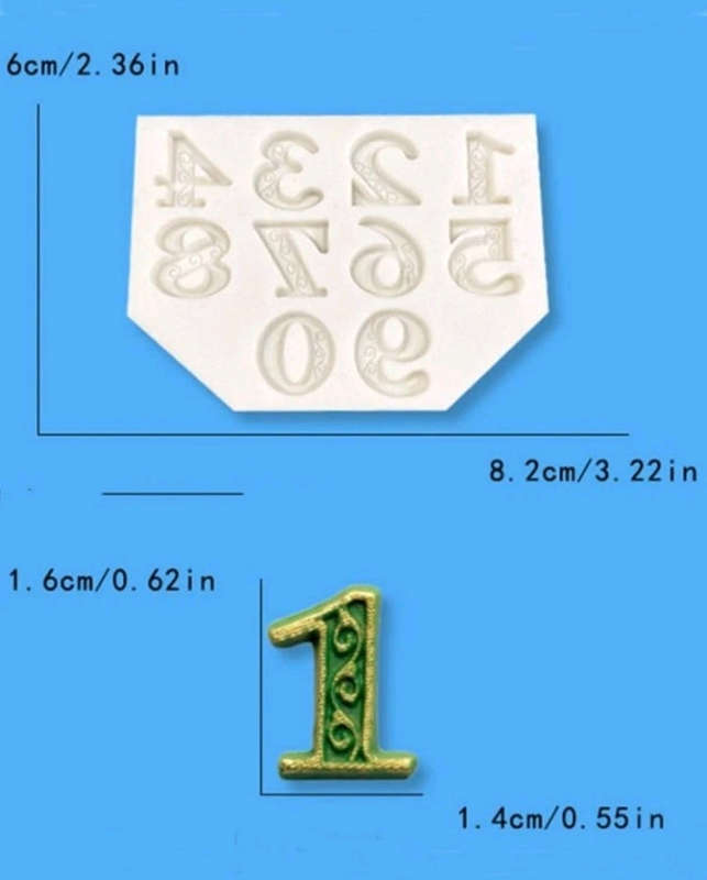 Silicone Mould Numbers