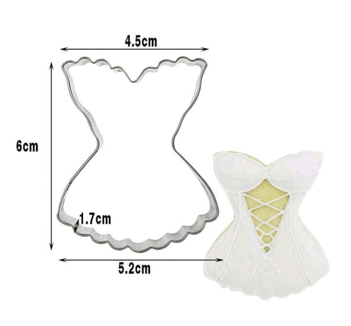 Metal Cookie Cutter Corset