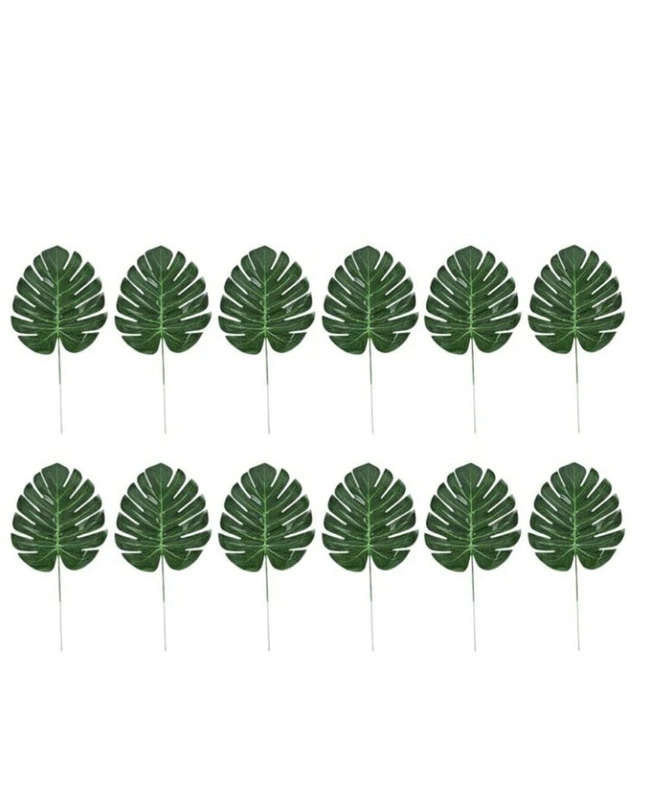 Artificial Tropical Leaf 12pcs