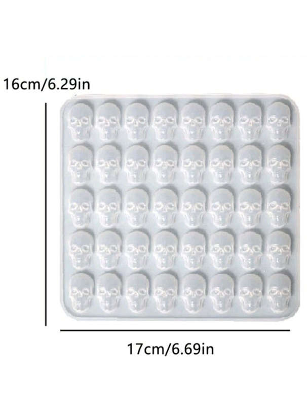 Silicone Mould Keyring Gummy Resin Skull