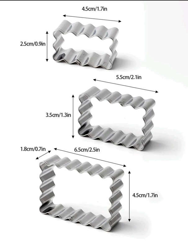Metal Cutter Rectangle Stainless Steel