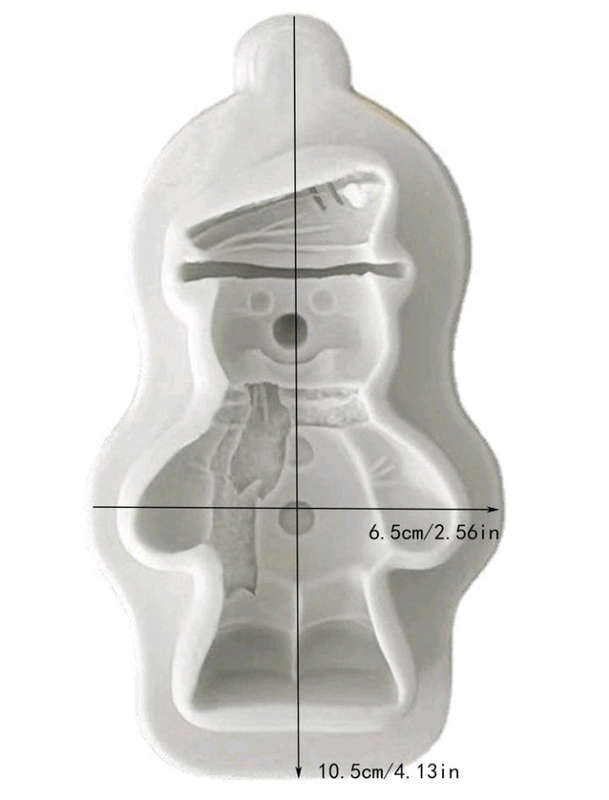 Silicone Mould Christmas Snowman