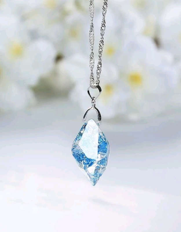 Silicone Mould Resin Crystal Pendant Set