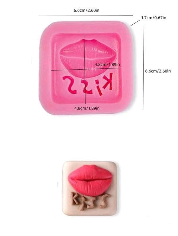 Silicone Mould Kiss Lips