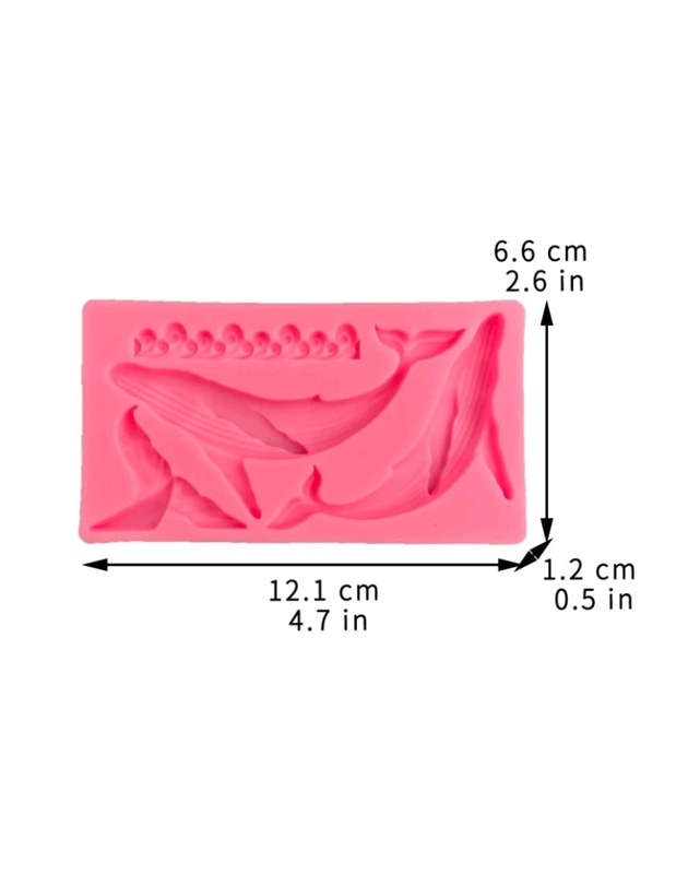 Silicone Mould Dolphin Whale