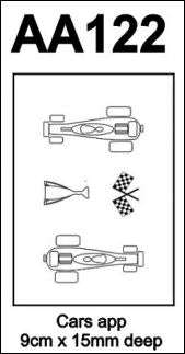 AA122 Hard Plastic Chocolate Mould Racing