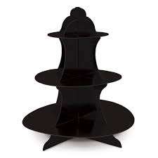 Cardboard Cupcake Stand Black