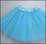 40cm Adult Lady Tutu Skirt Blue