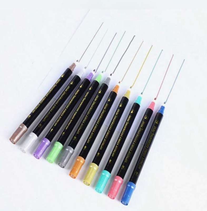 Metallic Edible Food Marker Blue