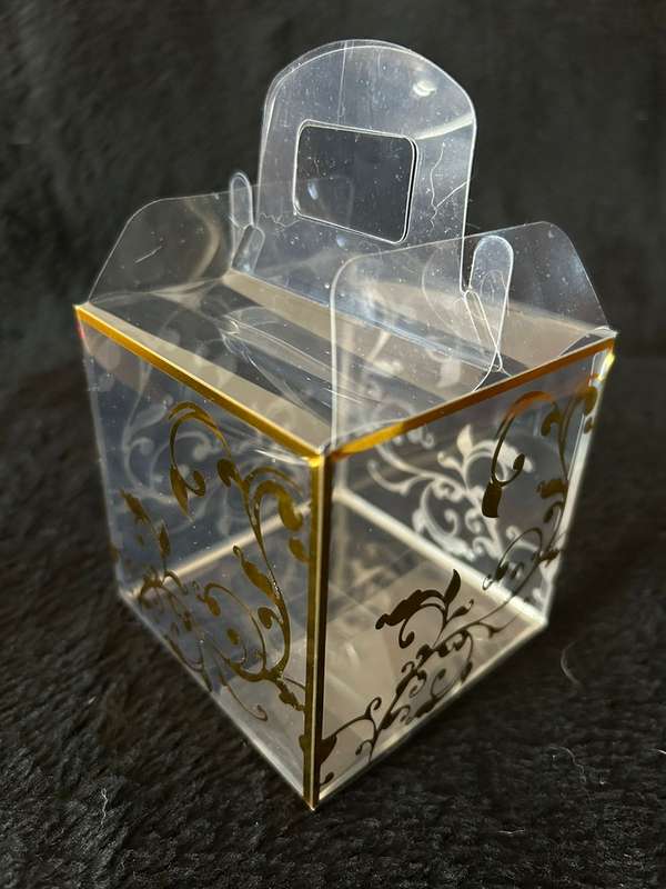 10pc Clear Cupcake Container Box
