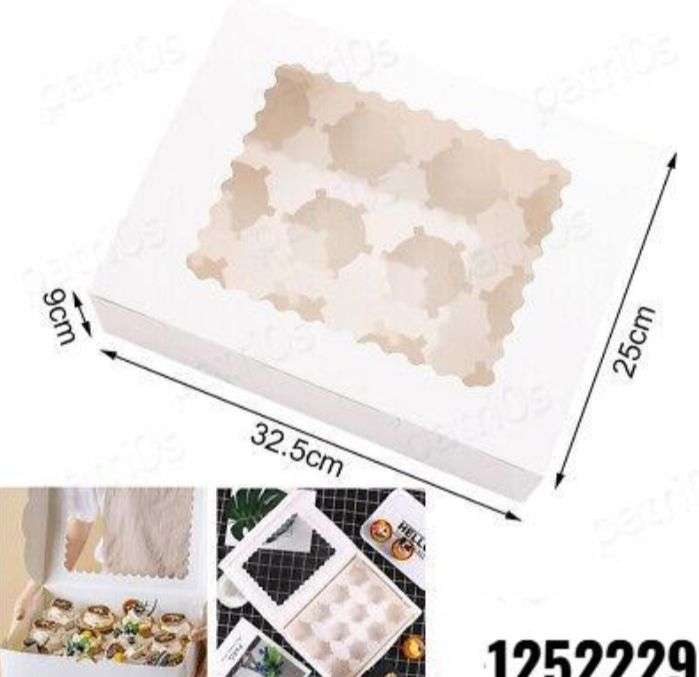 Cupcake Box 12 Cavity