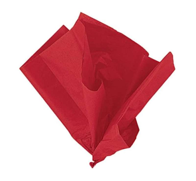 Dark Red Tissue Paper 10 Sheets