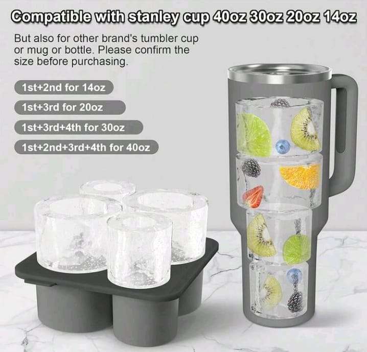 Silicone Mould Ice Tray Tube