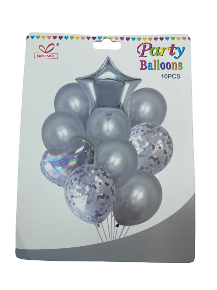 Balloon Kit Silver
