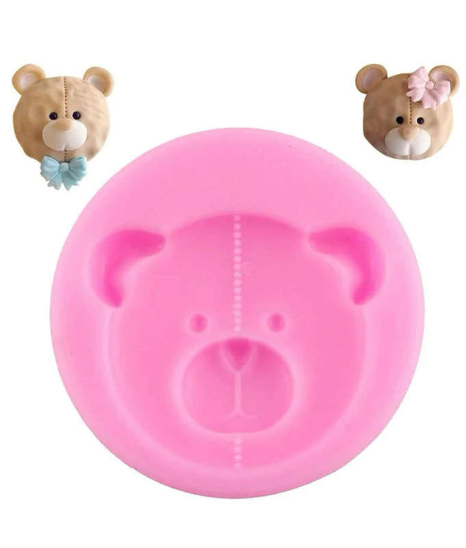 Silicone fondant mould. Teddy bear 6x5cm