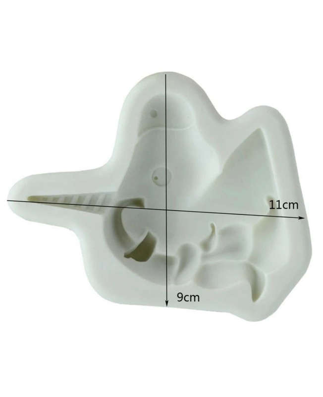 Unicorn head silicone mould