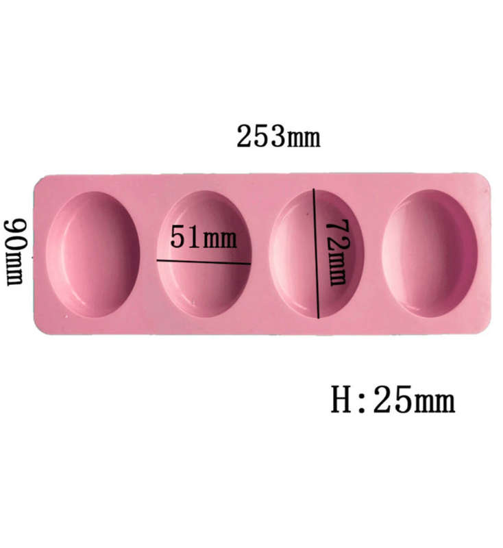 Silicone Soap Mould Oval