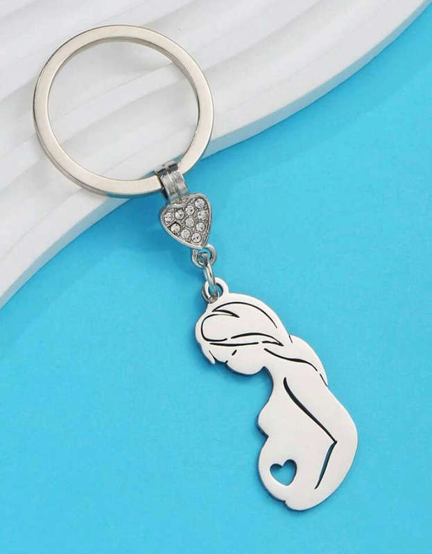 Keyring Pregnant Lady