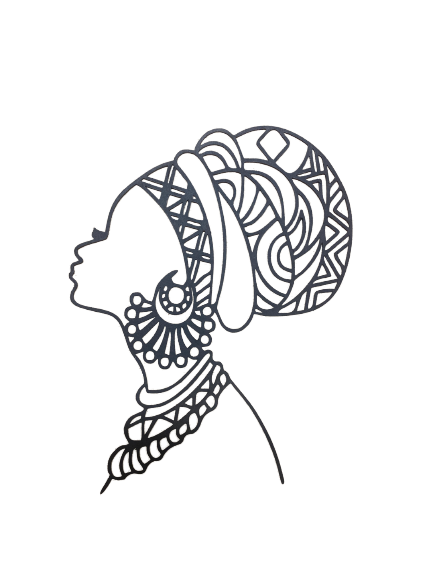 Line Art Abstract Acrylic Cake Topper Traditional