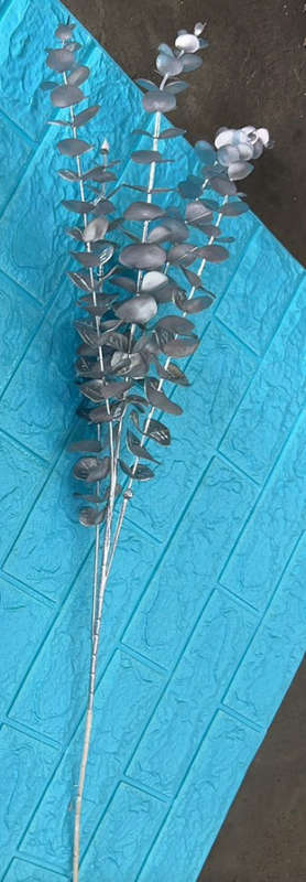 Artificial Eucalyptus Stem Silver
