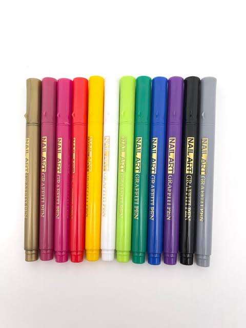 Nail Art Acrylic Graffiti Pens