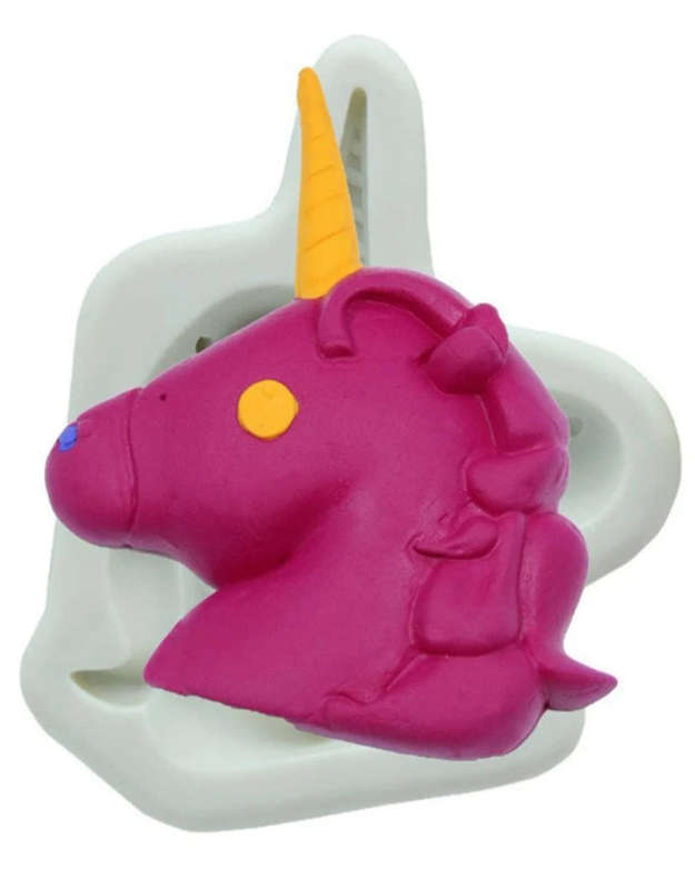 Unicorn head silicone mould