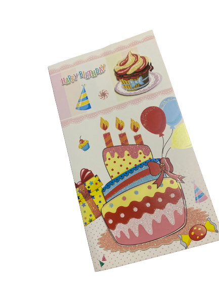 Blank Birthday Card With Envelope