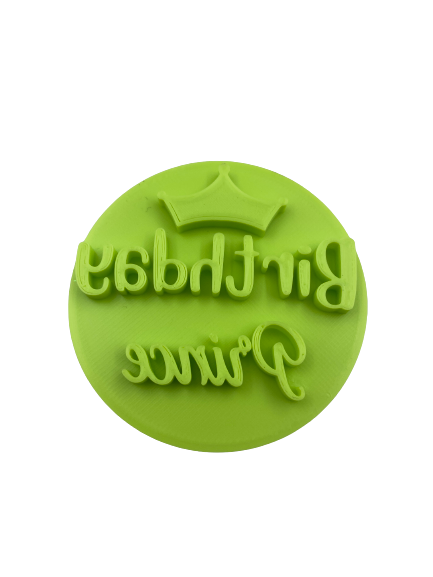 Cupcake Stamp 6cm  Prince