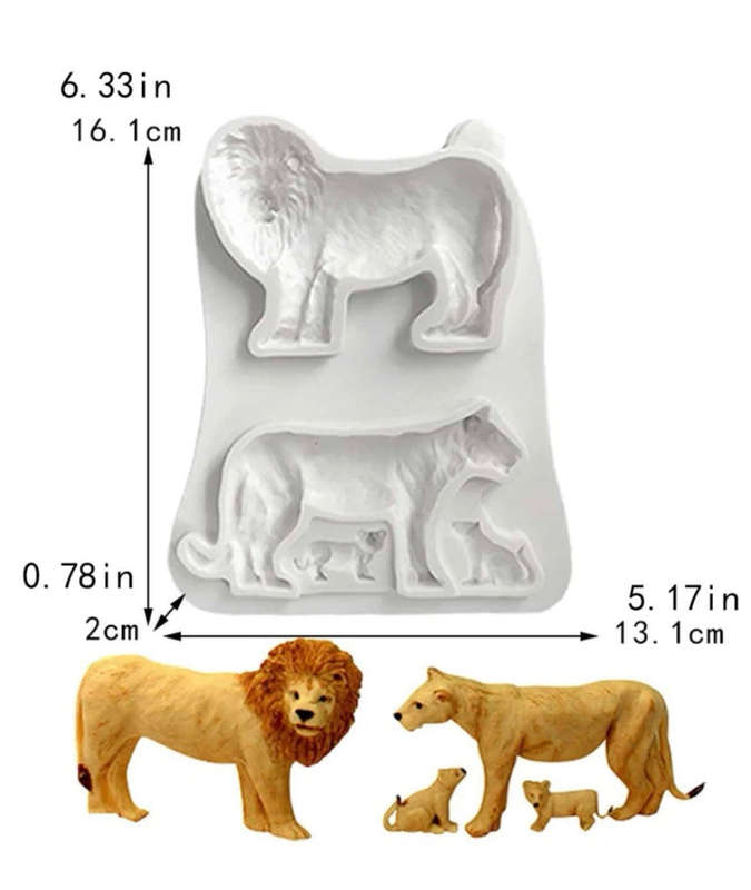 Silicone Mould Lion