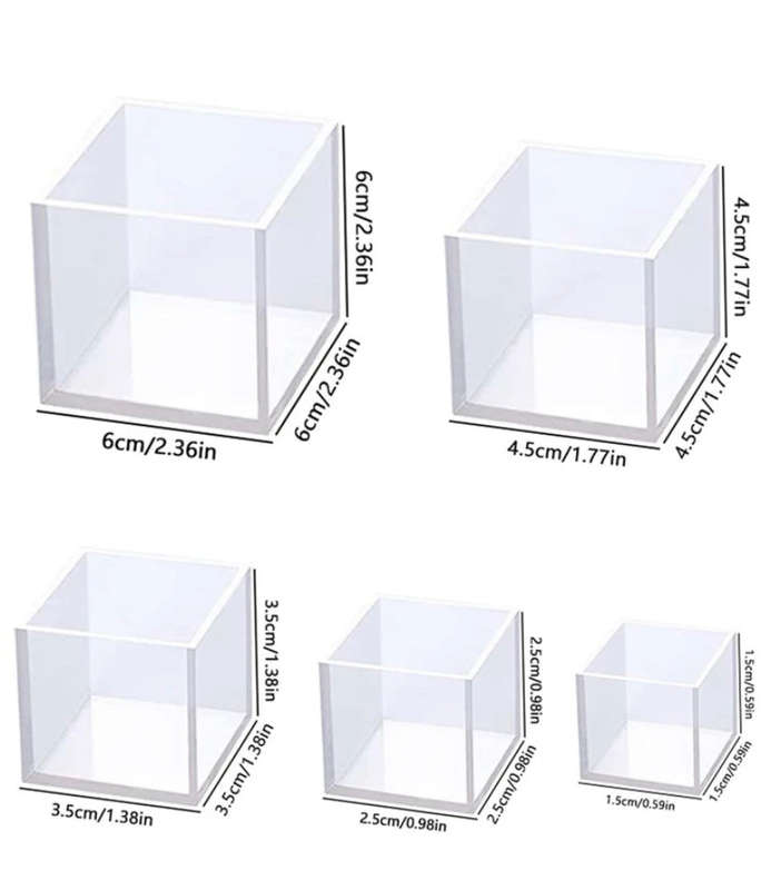 Silicone Mould  Resin Cubes