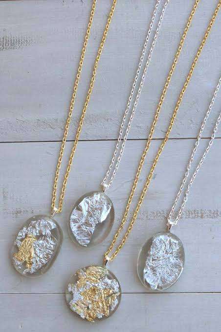 Art Leaf Bits Flakes Silver