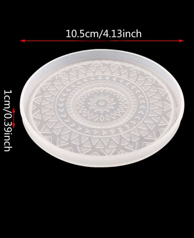 Silicone Mould Resin Mandala Coaster