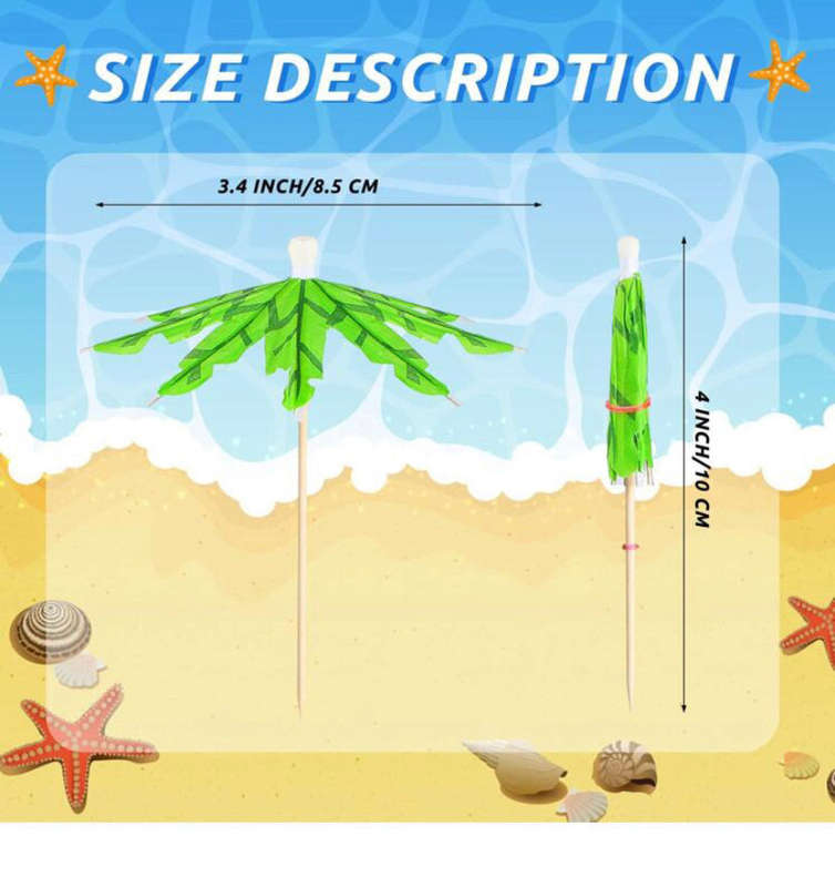 20pc Toothpicks Cocktail Umbrella
