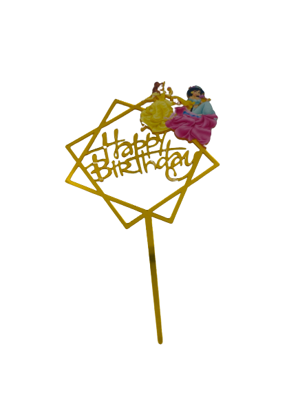 Nr121 Acrylic Cake Topper Princess