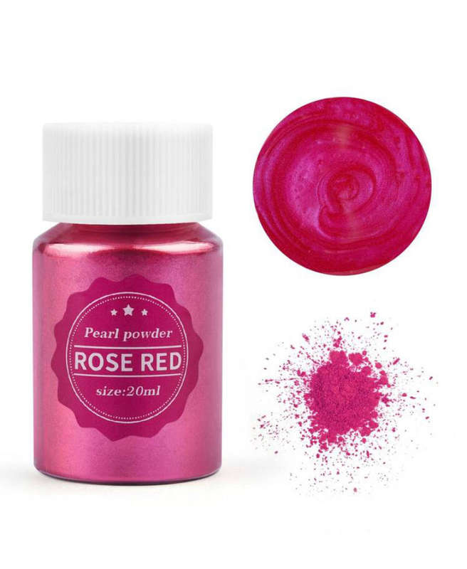 Resin Colouring Powder Rose Red 10g