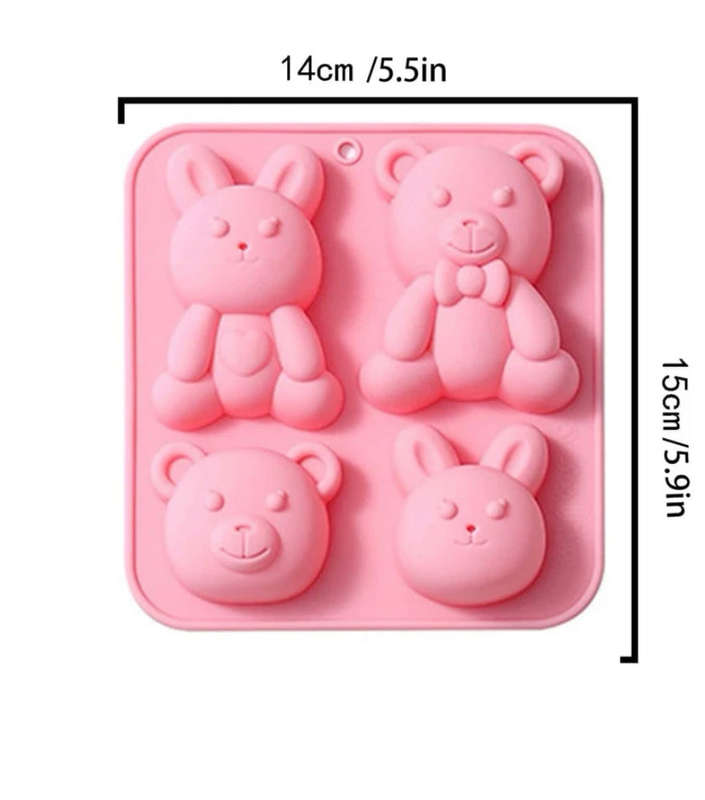 Silicone Mould Soap Teddy