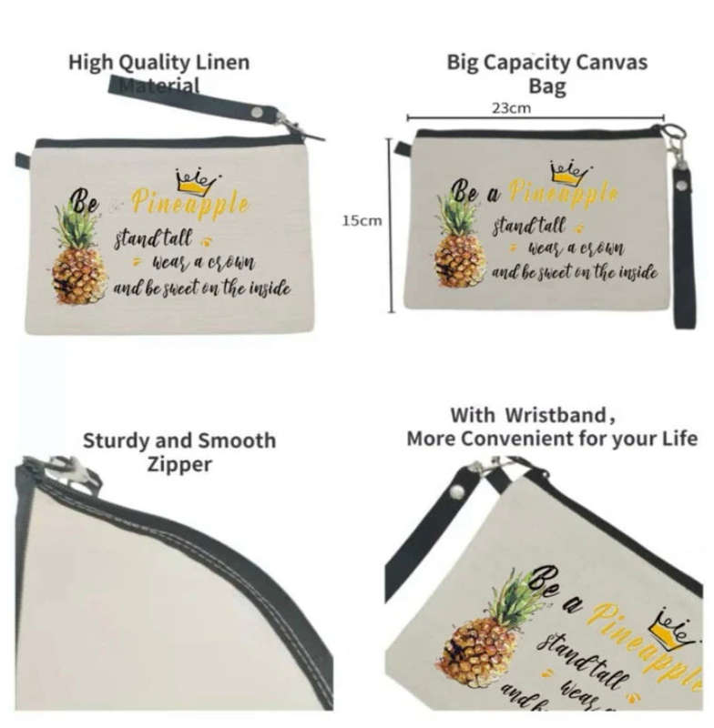 Makeup Bag Pouch Pineapple