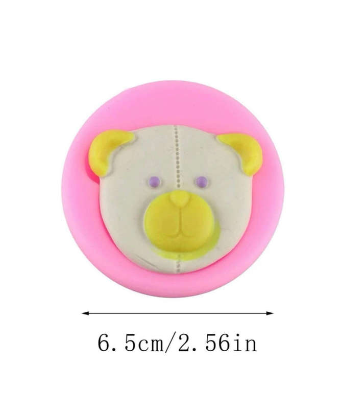 Silicone fondant mould. Teddy bear 6x5cm