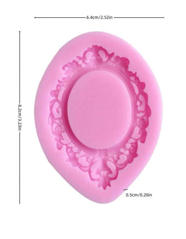 Silicone Mould Round Mirror Frame